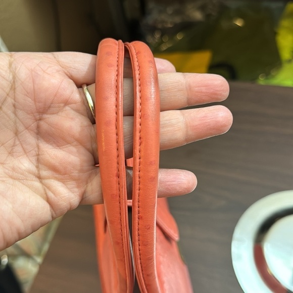 Vintage MCM Germany Handbag Ostrich Leather - Picture 8 of 10